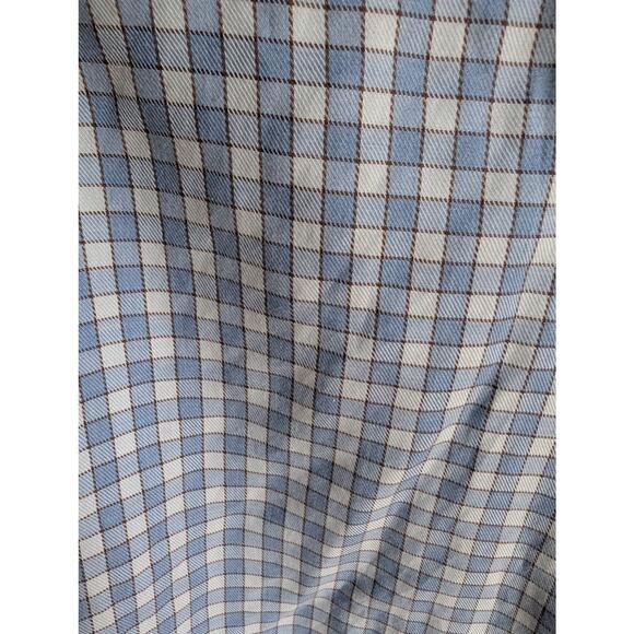 Rodd & Gunn Shirt Mens L Blue White Plaid Button Up Long Sleeve Pocket Italy - Picture 4 of 7